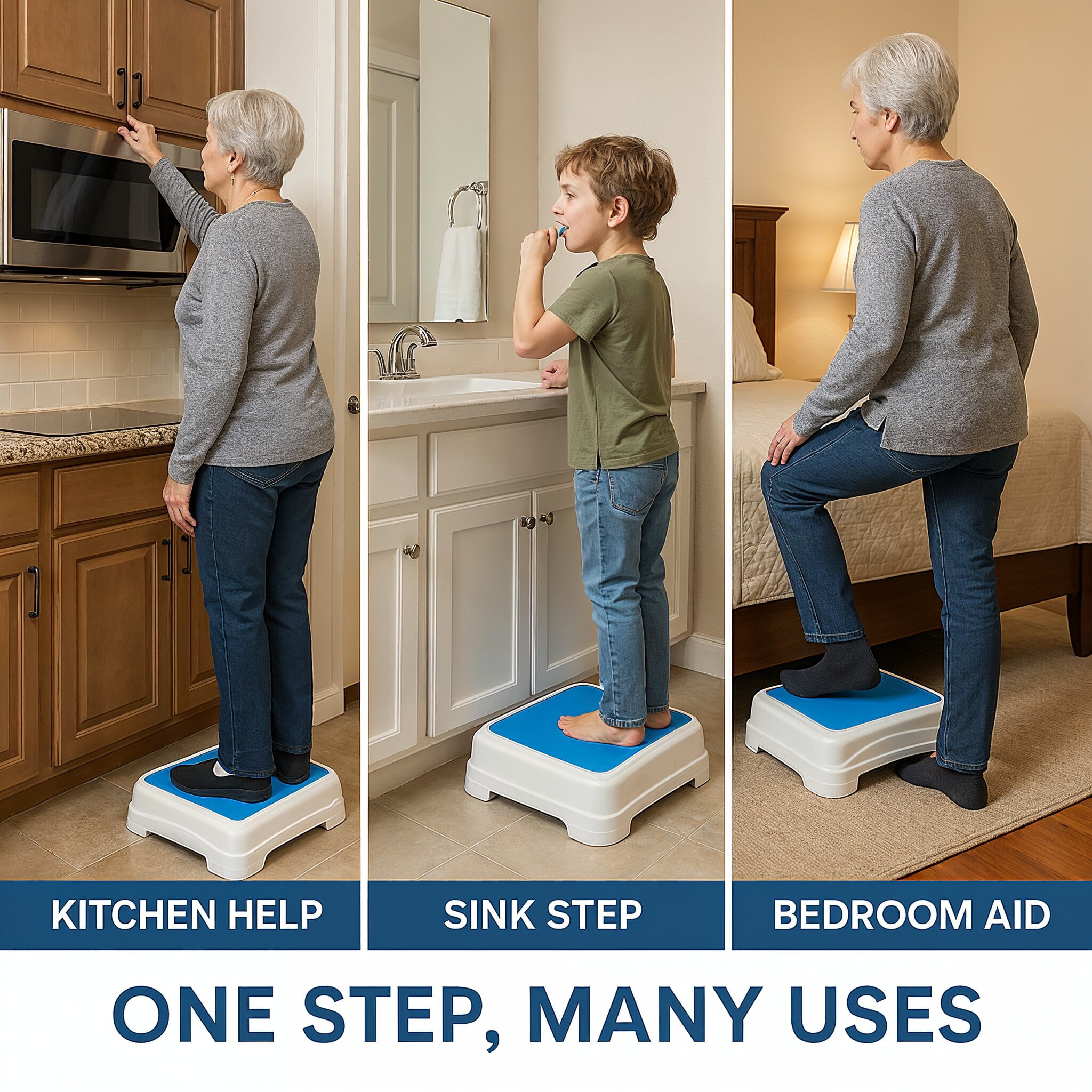 Portable Bathtub Step Platform Portable Bath Step - Stackable ...