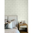 thumbnail image 3 of Chesapeake Garland Light Grey Block Tulip Wallpaper, 3 of 5
