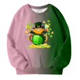thumbnail image 5 of JAKANYQ Sweat à Capuche Imprimé Décontracté pour Filles, Col Rond, Vert 3-4 Ans, 5 of 5