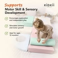 thumbnail image 4 of KIDKII 6 Piece Set Mirror Soft Play Foam Climbing Sensory Blocks Toddler Toy, Pastel, 4 of 8