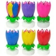 thumbnail image 4 of Rotating Lotus Birthday Candle Singing Magic Flower Birthday Candle, 4 of 7