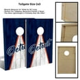 thumbnail image 2 of Skips Garage Detroit Triangle Baseball Cornhole Boards - Includes Wraps or Boards plus More Include Hole Lights Board Wraps Only, 2 of 6