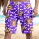 thumbnail image 3 of WILLBEST Pantalones Cortos Deportivos para Hombre, Bañadores Casuales de Playa con Estampado de Mascota, Corte Recto, Cómodos para Caminar Al Aire Libre y Verano, 3 of 8