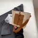 thumbnail image 4 of Bolso tipo cubo para mujer, tejido de paja de PU, bolso de viaje sencillo para mujer (marrón) Ndcxsfigh Para Estrenar, 4 of 7