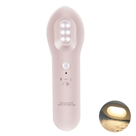 

LED Human Body Induction Night Light Lamp USB Rechargeable PIR Infrared Motion Sensor Aisle Lights