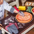 thumbnail image 5 of THE QUEEN'S TREASURES 18 Inch Doll Food Accessory Play Set, Pizza Party Night with Pepperoni & Cheese Pizzas, 2 Pizza Boxes, Pan, Pizza Cutter & Oven Mitt. Compatible for Use with American Girl Dolls, 5 of 5