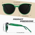 thumbnail image 5 of Sunier Cat Eye Polarized Sunglasses for Women Fashion Trendy Shades UV400, 5 of 7
