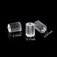 thumbnail image 2 of 500Pcs Clear Silicone Earring Backs 3mm Hypoallergenic Rubber Roman Column Earring Backs for Studs Earring Hooks Stoppers, 2 of 5