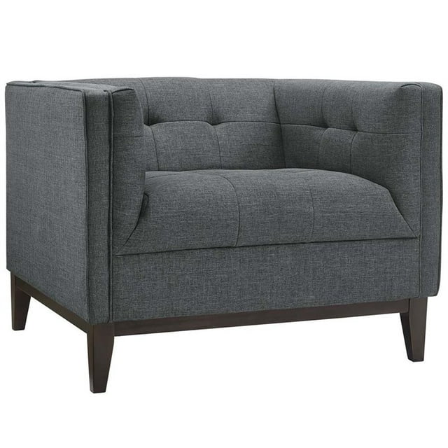 Modway Serve Fabric Arm Chair, Gray