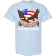 thumbnail image 3 of Inktastic Memorial Day Never Forget Our Heroes Bald Eagle T-Shirt, 3 of 5