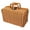 Brown size, variant on Storage Basket with Portable Handle Imitation Rattan Woven Carry Case Wicker Suitcase for Picnics and Short Trip