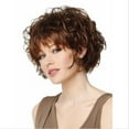 thumbnail image 4 of Hair Wigs For Women Brown Synthetic Party Wavy Full Wigs Short Hair Women Wig Wigs Curly Party Hair wig Lace Front Wigs Human Hair, 4 of 4
