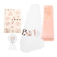 thumbnail image 1 of Shisuyan Bride To Be Sash And Veil Set Assorted Color 1Set 15.8X8X0.8In, 1 of 9