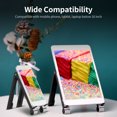 thumbnail image 2 of Multifunctional Portable Laptop Stand Foldable 3-in-1 Laptop Smart Phone Tablet Holder Mini Stable Non-slip Bracket Pink, 2 of 8