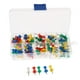 thumbnail image 3 of 200pcs Chinchetas Coloridos Pasadores Empuje Carteles de Tablón Anuncios Mapa Punto con 2x Caja de Almacenamiento Sunnimix Tachuelas de dedo lindas, 3 of 8