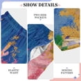 thumbnail image 4 of Kids' Pajama Pants Soft Relaxed Fit Sleep Pants Lounge Pants with Pockets Colorful Splashes and Brushstrokes X-Large, 4 of 9