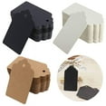thumbnail image 3 of 100 PCS Kraft Paper Tags | Blank Hang Tags for Gifts, Price Tags & Name Labels | Brown Cardstock Tags with Pre-Punched Hole | Wedding, Holiday & Valentine's Day Gift Supplies, 3 of 3