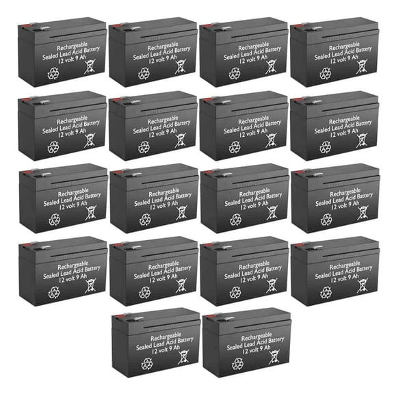 BatteryGuy BB battery HR9-12 replacement battery - BatteryGuy brand equivalent (High Rate - Qty of 18)