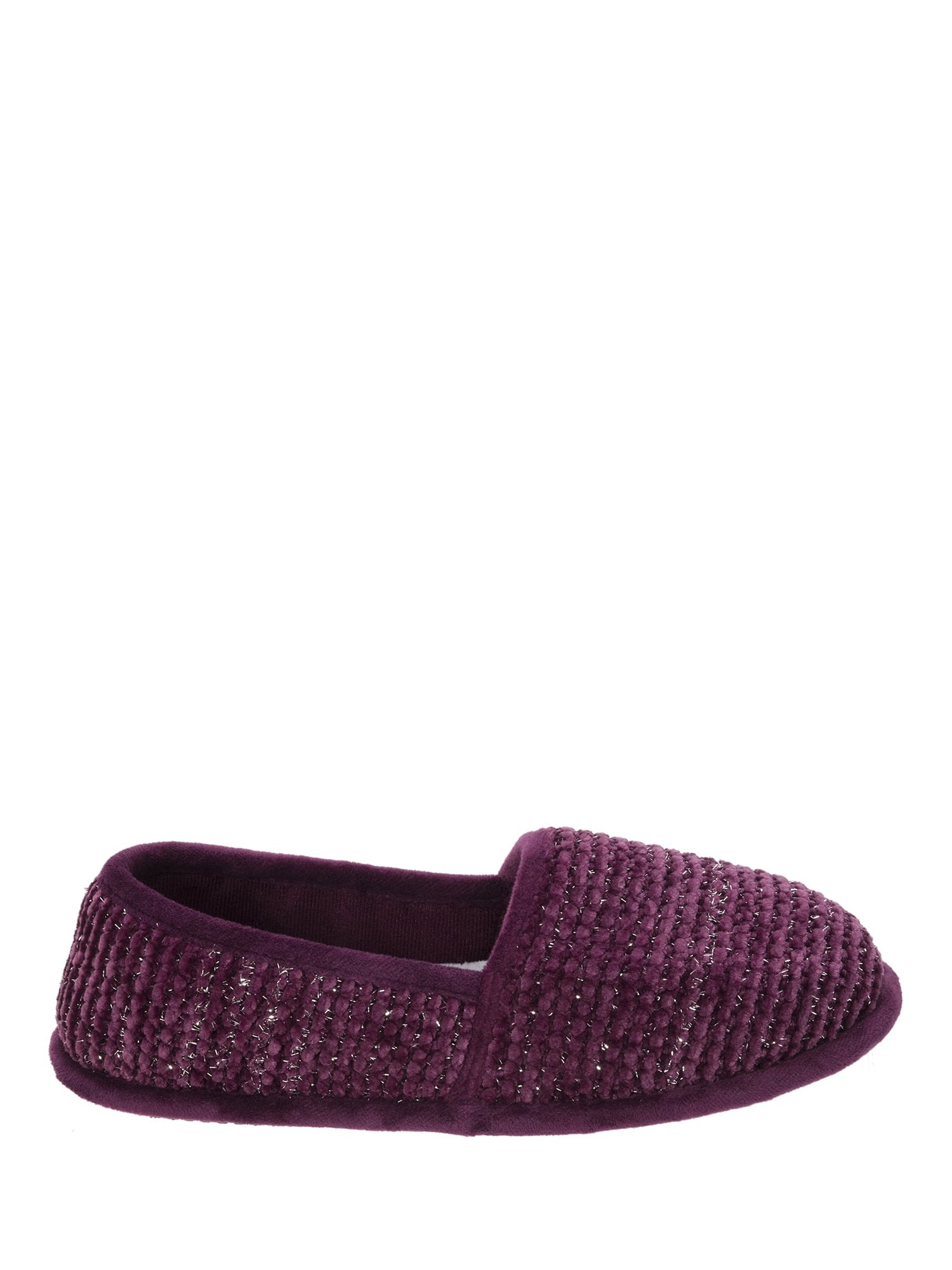 Women's Chenille Closed Back Slippers