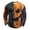 Dark Gray&05&0715A, variant on S-5XL Halloween Shirt Men Spooky Pumpkin Face Patchwork Crewneck Sweatshirt for Men Funny Fall Waffle Big and Tall Pullover XXXL