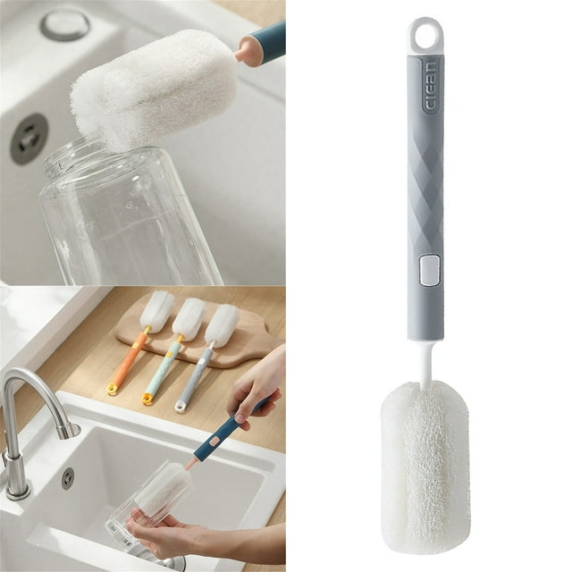 Soft And Easy To Clean Sponge Cleaning Brush Baby Bottle Sponge Brush Can Effectively Get Rid Of Stain Remnants From The Bottom Of The Cup
