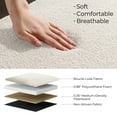 thumbnail image 6 of 39.5" Boucle Storage Ottoman Bench with Wood Legs for Living Room Bedroom Foot Rest End of Bed, White, 6 of 10