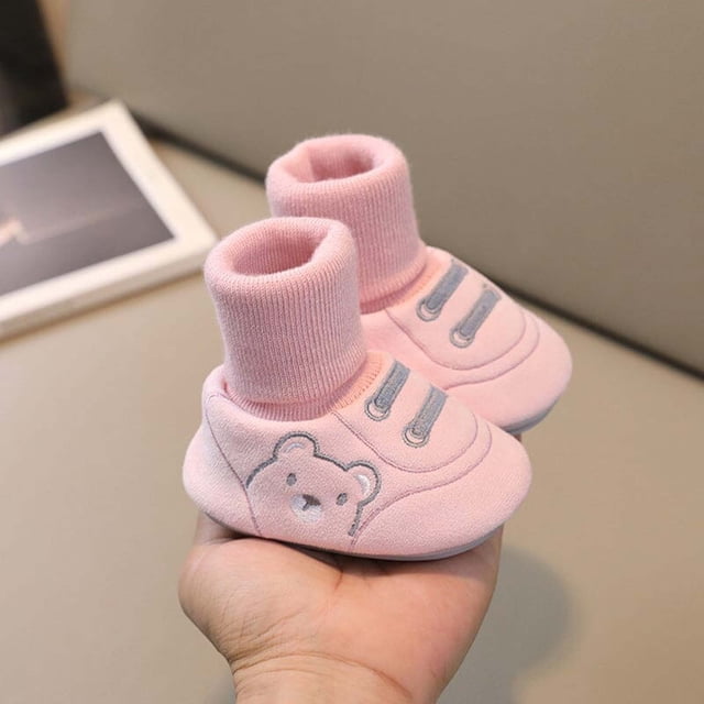 Teissuly Winter Baby 0-1 Years Old 3-6-12 Months Eight Months Cloth Shoes Men And Women Baby Indoor Non-slip Walking Shoes Teissuly WER2023112004051