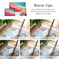 thumbnail image 2 of Balacho Floral Mosaic Boho Patchwork Quilted Faux Wool Area Rug, 5' x 8', Brown, 2 of 8