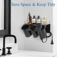 thumbnail image 2 of Soporte de pared para secador de pelo J JACKCUBE DESIGN MK1002A negro, 2 of 7