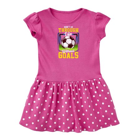 

Inktastic Soccer Funny Goals Gift Baby Girl Dress