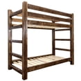 thumbnail image 5 of Homestead Collection Twin over Twin Bunk Bed, Stain & Clear Lacquer Finish, 5 of 8