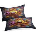 thumbnail image 2 of Fundas de edredón con estampado 3D Funda nórdica Juego de cama para niños y adultos, 2 of 8