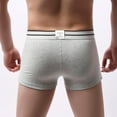 thumbnail image 6 of Men's Boxer Briefs Mens Compression Underwear Men No Ride up Underwear Designer Men Short Leg Briefs Boyfriend Mens Quick Y 2xl Soft Undies No Ride up Spandex Grey S, 6 of 7