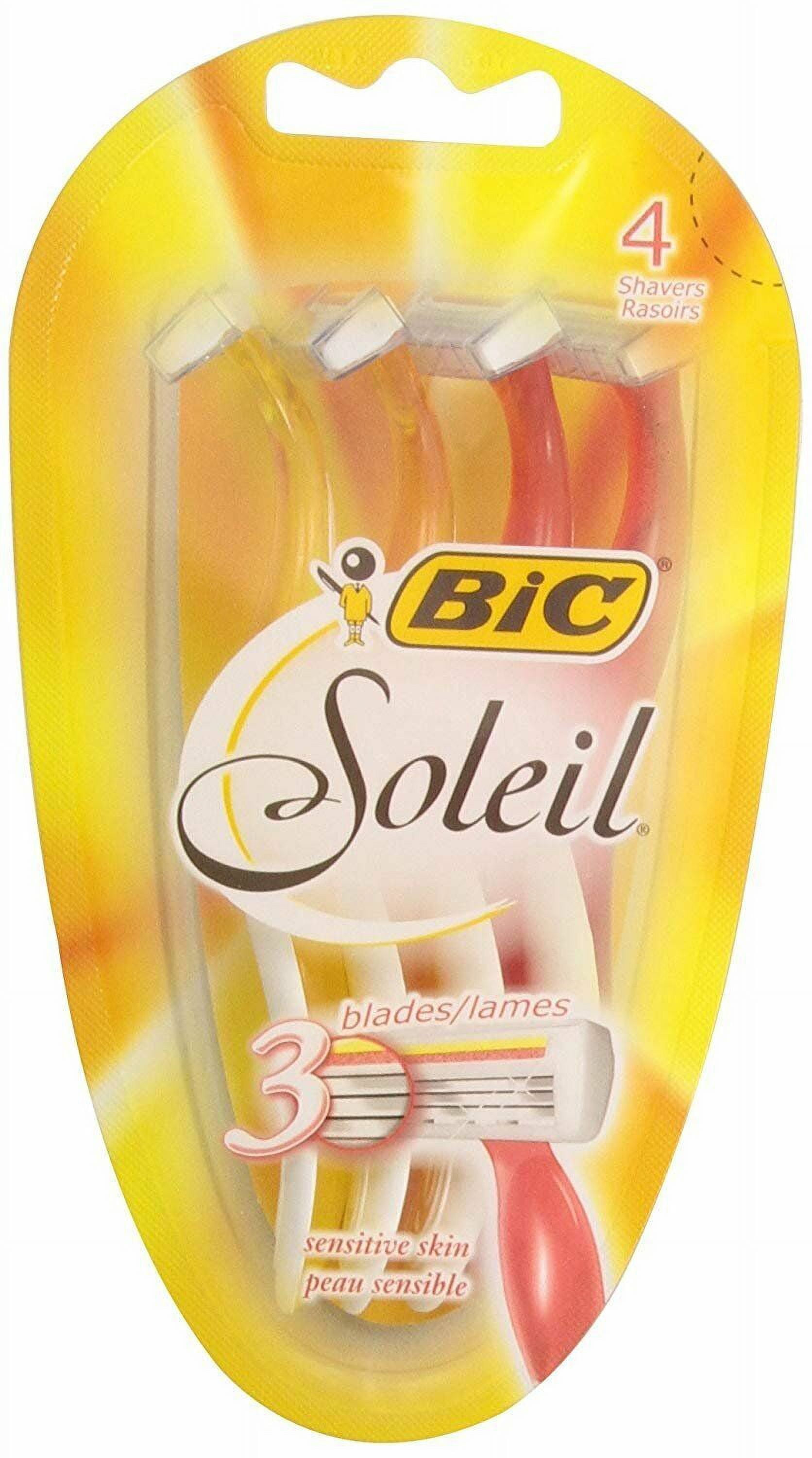 BIC Soleil Disposable Razor, Women, 4-Count Pack of 6