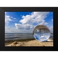 thumbnail image 2 of Fischer, Rolf 24x18 Black Modern Framed Museum Art Print Titled - Kugelwelt am Strand, 2 of 5