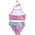 thumbnail image 2 of Bikini Halter para niña pequeña Traje de baño de 2 Piezas Hipster Beach Sport Traje de baño Solid 6 Años Solid 6 Años Xishao ropa, 2 of 2