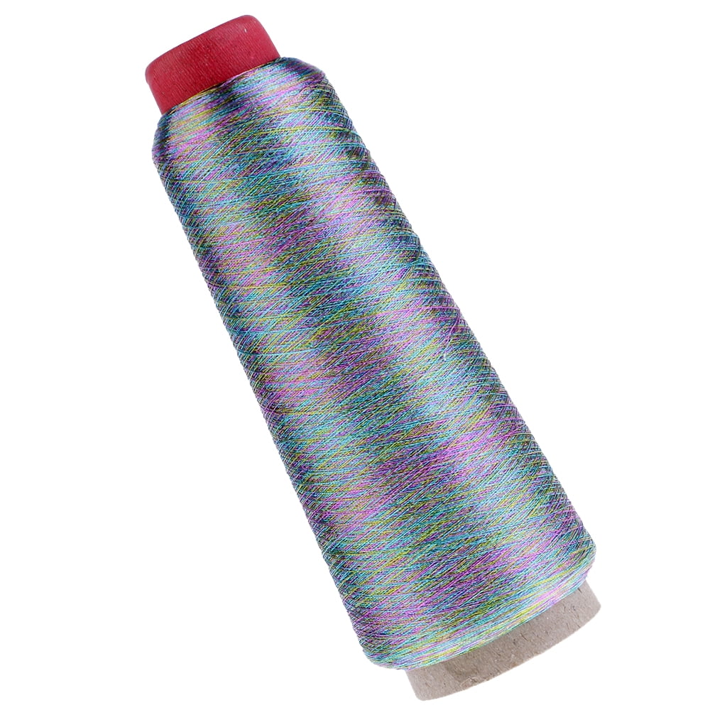 Metallic Machine Embroidery Threads for Computer Grey