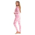 thumbnail image 2 of #FollowMe Womens Tie Dye Jogger Set  French Terry Two-Piece Loungewear & Sweatsuit, 2 of 3