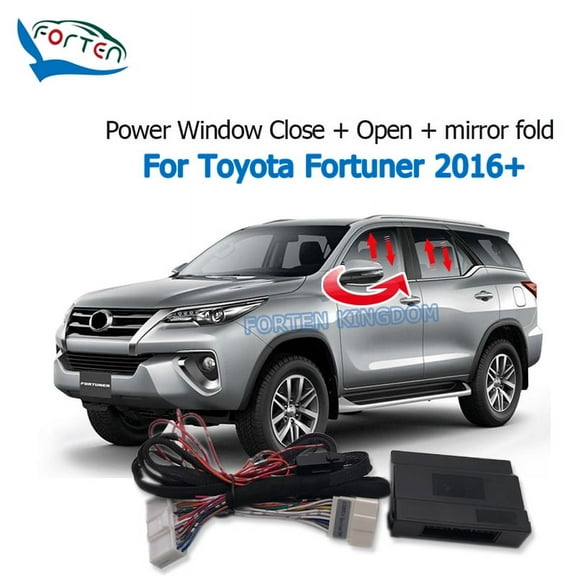 Remote Auto Window Close Open Mirror Fold Kit For Toyota Fortuner 2016 