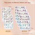 thumbnail image 2 of UCEI Glitter Alphabet Letter Stickers 6 Sheets Holographic Decals for Tumblers Cups Water Bottles DIY Personalization, 2 of 13
