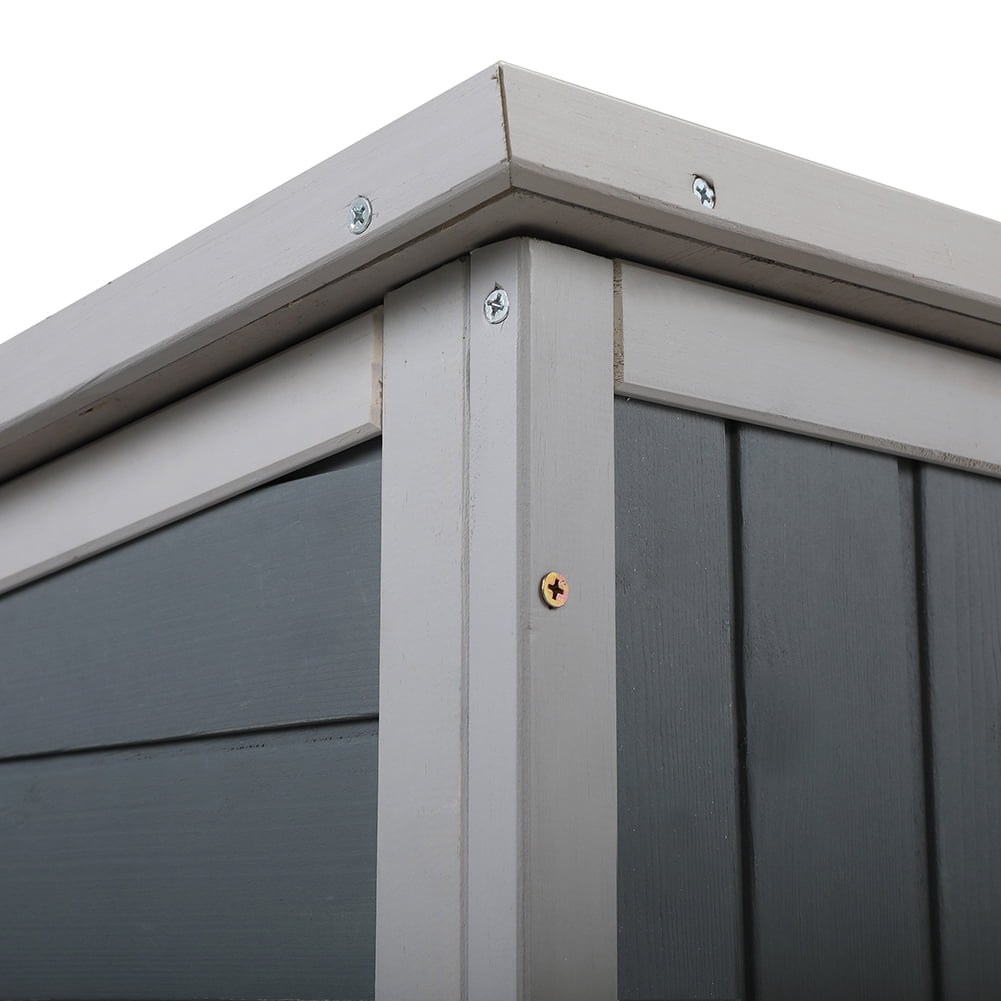 Kadyn for indoor and outdoor use Wooden Rabbit Hutch Chicken Coop with 1 Removable Tray and 3 Lockable Doors Rabbit Hutch, Gray Kadyn for indoor and outdoor use Wooden Rabbit Hutch Chicken Coop with 1 Removable Tray and 3 Lockable Doors Rabbit Hutch, Gray