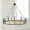 Satin Brass & Aged Zinc, variant on ACROMA 12-light 41In Farmhouse Black Geometric Wheel Chandelier - N/A Aged Zinc Satin, Matte Adjustable, Over 60 Inches Painted