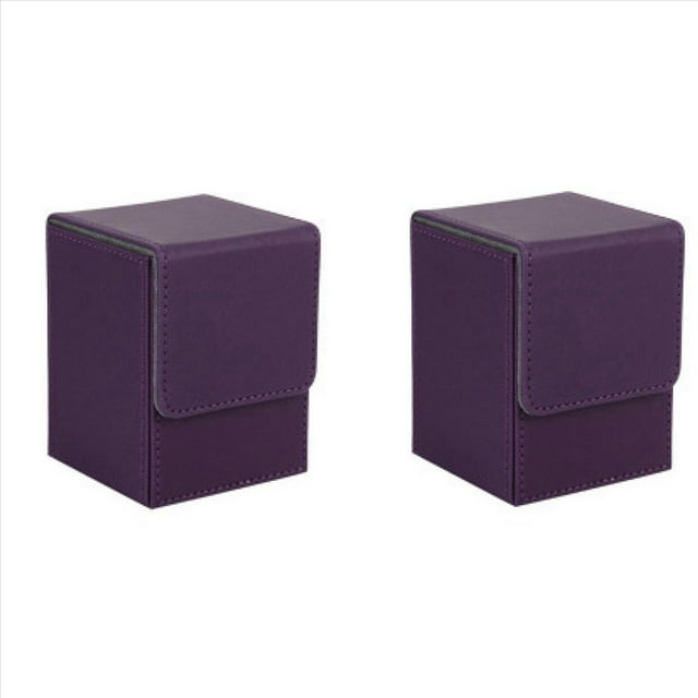 2X Caja de Cartas Caja de Cartas Caja de Juego de Cartas con para Carpetas : 100+,