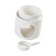 thumbnail image 4 of Quemador de aceite esencial, vela fundida, soporte para velas, portavelas para velas de té Blanco, 4 of 9