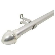 CintBllTer 7/16-Inch Round Cafe Curtain Rod (28 to 48-Inch Width, )