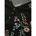 thumbnail image 5 of Dressberry Women's Printed Poly Crepe Dress, Sizes S-XL, Black, 5 of 7