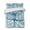 Cyan, Blue, White, variant on Quilts Queen Size, Palm Tree Monstera Soft Comforter Bedding Set for Bed, Sky Blue Leaf Boho Botanical Tropical Lightweight Quilted Bedspread with Pillow Cover(2 Pieces) for All Season, 90x96 Inch