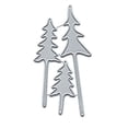 thumbnail image 3 of Bewildely Molde de grabado Árbol de Navidad Plantilla de acero al carbono Fabricación de tarjetas Juego de troqueles Fabricante de tarjetas de 10piezas Bewildely CBP144813, 3 of 4