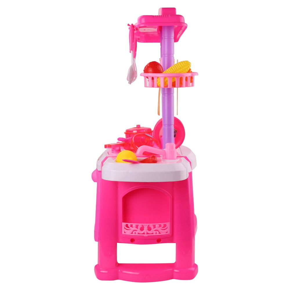 Blue Block Factory 92 Piece ABS Play Kitchen, Multi-color
