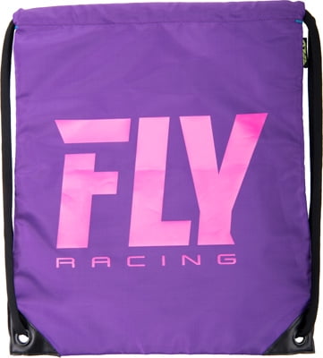 Fly Racing Sport Swimming Laundry Drawstring Bag Black 